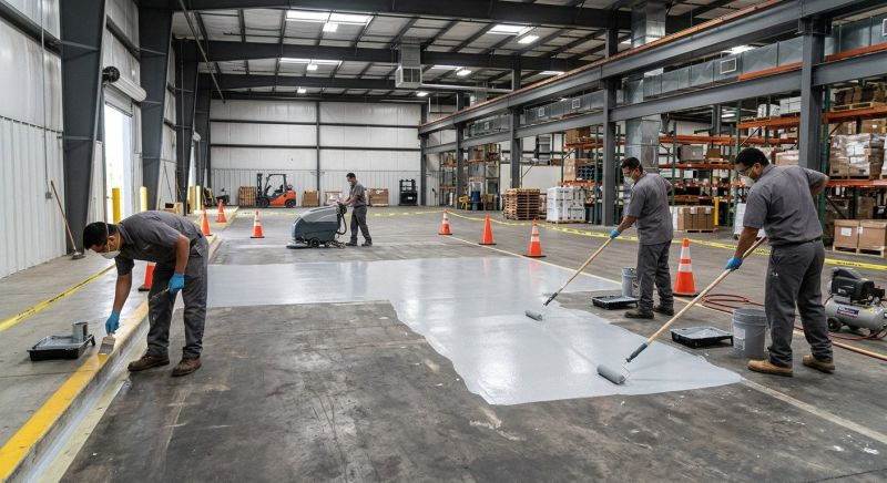 Commercial Concrete Painting in Arvada, CO
