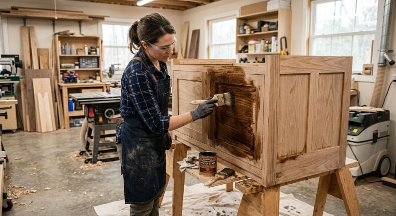 Cabinet Staining Service in Bloomington, IN