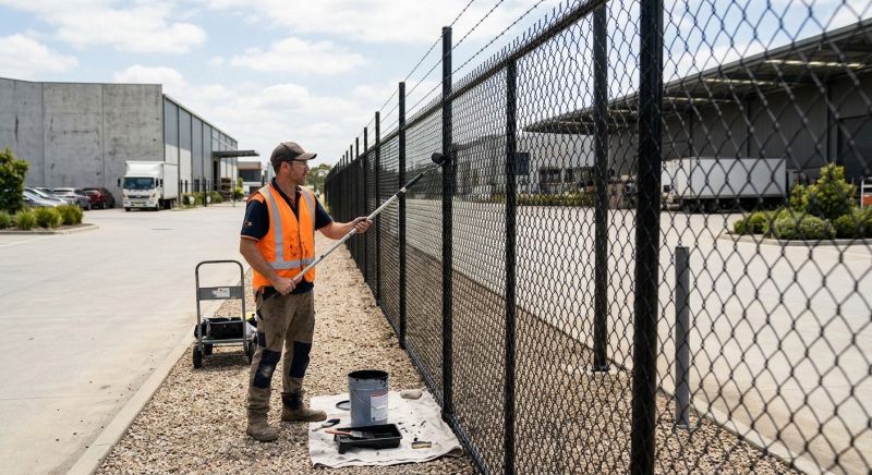 Commercial Fence Painting in Arvada, CO