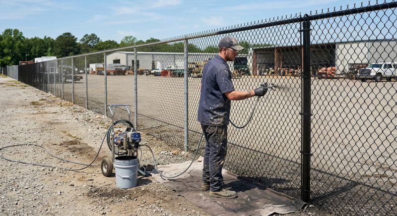 Commercial Fence Painting in Boulder, CO