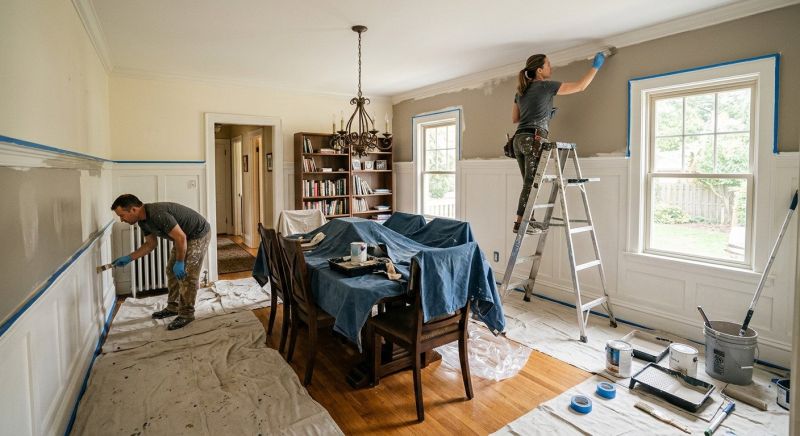 Great Room Painting in Waco, TX