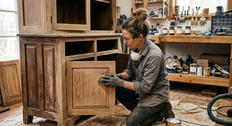 Oak Cabinet Refinishing in Cincinnati, OH