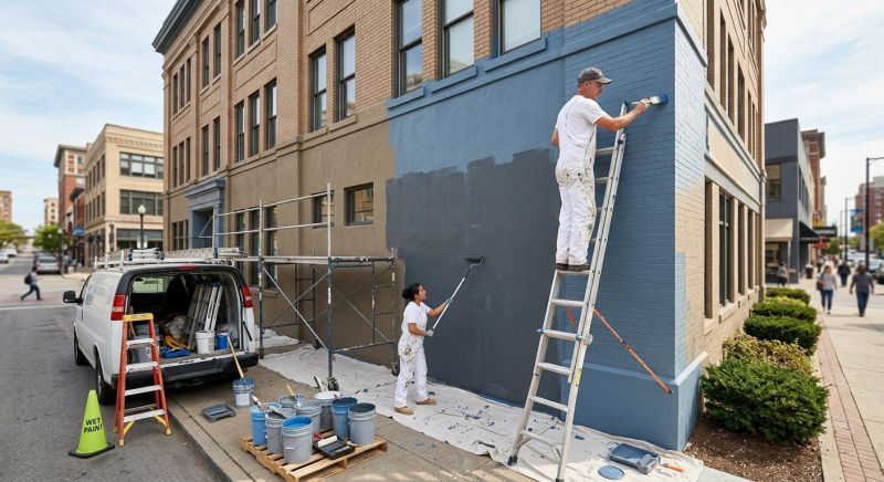 Outdoor Commercial Painting in Loveland, CO