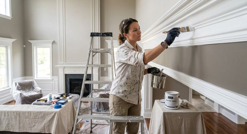 Wainscoting Painting in Waco, TX